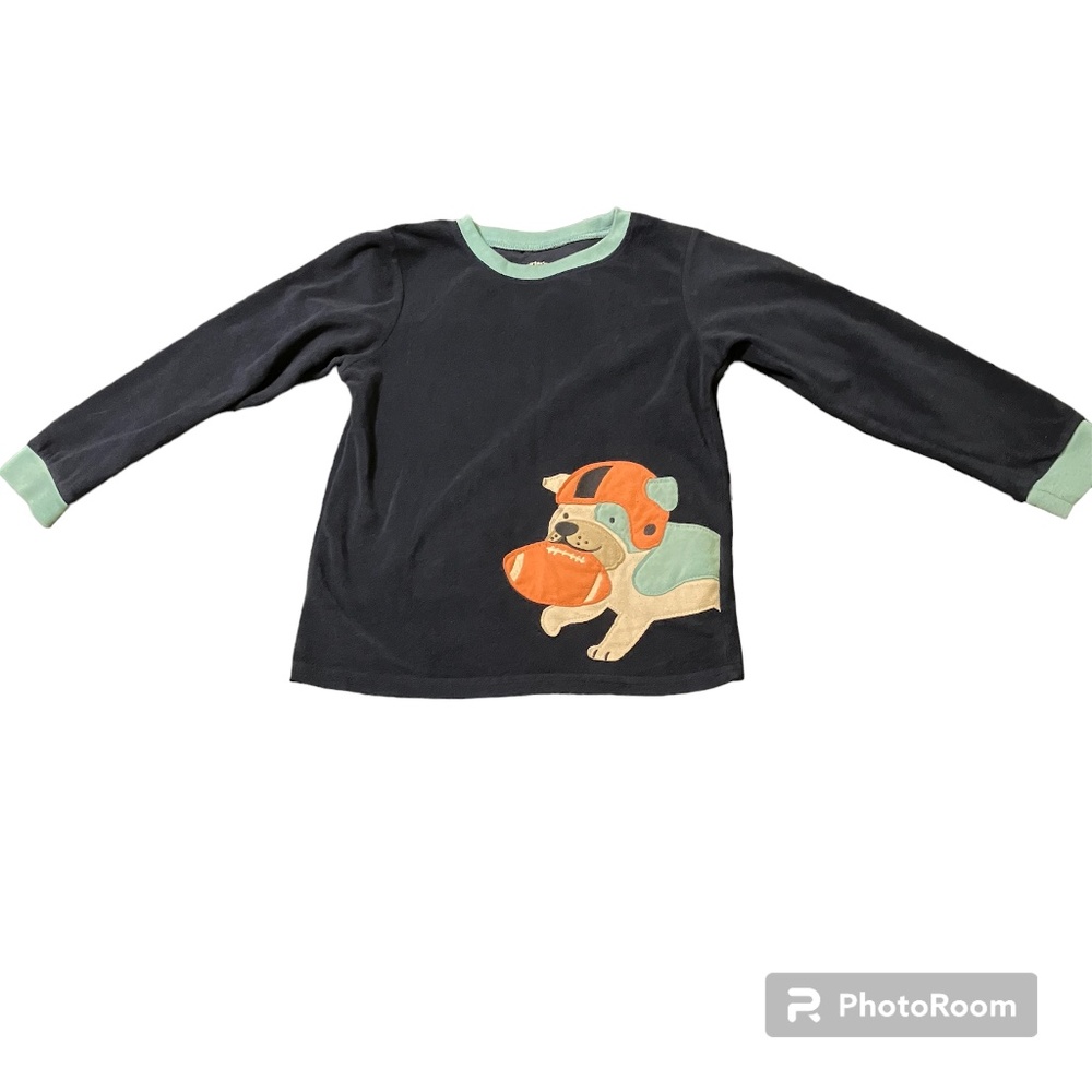 Blue long sleeve bedtime shirt